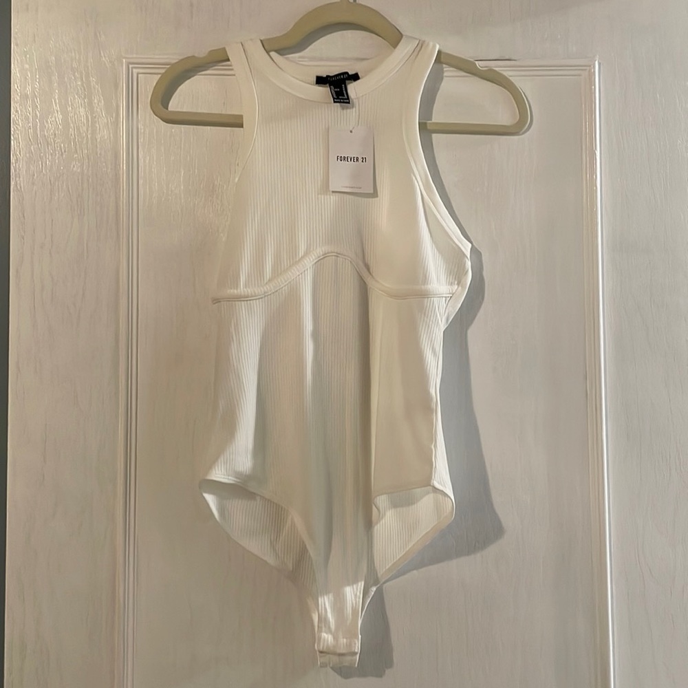 Forever 21 White Bodysuit